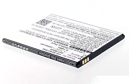 MobiloTec Akku kompatibel mit Avus A57/B025, Li-Ion 2200 mAh, Batterie