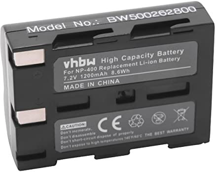 vhbw Batterie Compatible avec Konica Minolta Dimage A1, A2 Appareil Photo APRN (1200mAh, 7,2V, Li-ION)