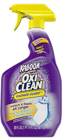 OxiClean Shower Guard Daily Shower Cleaner, 30 oz. | Protects & Repels Stains, Prevents Soap Scum Buildup