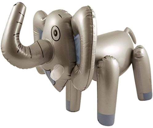 Inflatable elephant animal toy safari 65 cm novelty