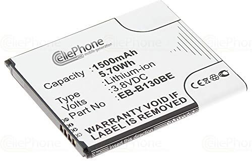 cellePhone Batteria Li-Ion Compatibile con Samsung Galaxy Ace 4 (SM-G310) (sostituita EB-B130BE)