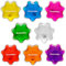 Bütic GmbH Taschenwärmer 8er Set Multicolor - Blumen - Handwärmer Heizpad Wärmepad Firebag Wärmekissen