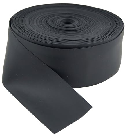 Fassadenprofile Fugenband Dichtband 50m x 100mm Schwarz Weich-PVC | Kunststoff Dichtungsband, Fugenstreifen, Feuchtigkeitsschutzband, Fugenklebeband
