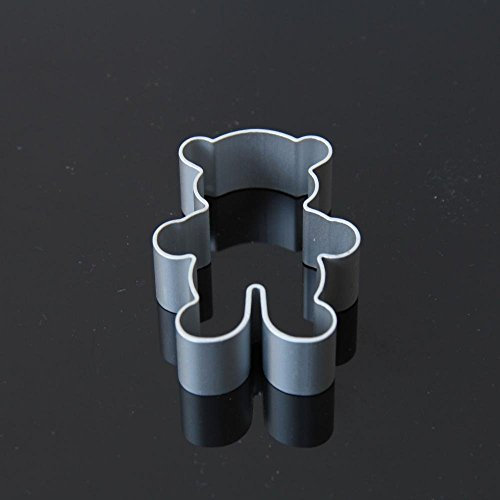 Dealglad® 20 stampi in lega di metallo per torte, biscotti, biscotti, biscotti, biscotti, fai da te, orsacchiotto