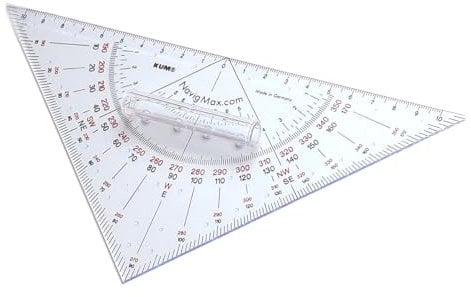 Kursdreieck 9800N Navigation von Navigmax, 22cm, Blueline Edition