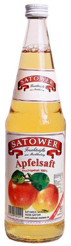 Original Satower - 100% Klarer Apfelsaft - Direktsaft 0,7l