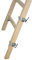 2 x Verlängerung Leiter 120cm für Holzleiter inkl. 4 Klammern Malerleiter Holmverlängerung Leiterverlängerung