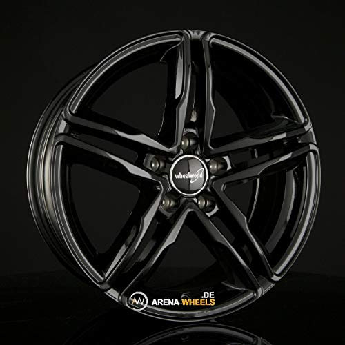WHEELWORLD WH11 BLACK GLOSSY 5X112 ET35 HB66.6 WH11 BLACK GLOSSY PAINTED