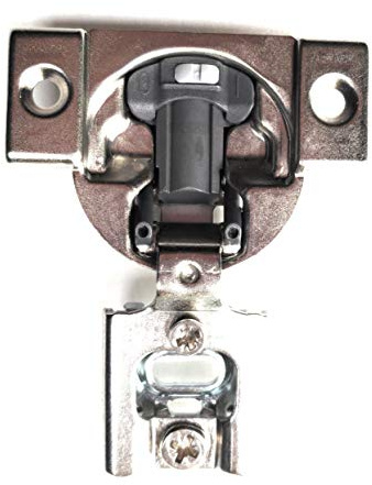 Blum Blumotion Hydraulisches Kompaktscharnier zum Aufschrauben, 38N Serie, 105 Grad, 3/8 in Überlage, mit Schrauben, 10 Stück (5 Paar)