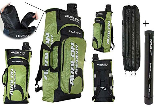 AVALON New Classic - Rucksack mit Pfeilröhre | grün