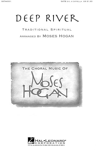 Deep River SATB divisi a cappella (arr. Moses Hogan)