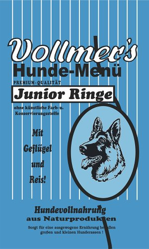 Vollmer's 37076 Hundefutter Junior Ringe 5 kg