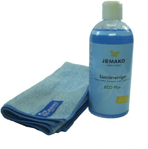 Jemako Profituch blau + 1 x 500ml Jemako Sanitärreiniger