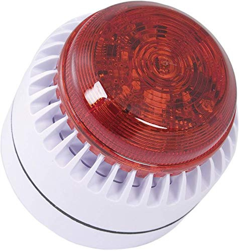 ComPro Kombi-Signalgeber ROLP Solista Beacon Weiß Dauerton 12 V/DC, 24 V/DC