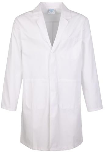 Castle Clothing Unisex Kids 444c Childs Warehouse Coat, White, 11-12 Years UK