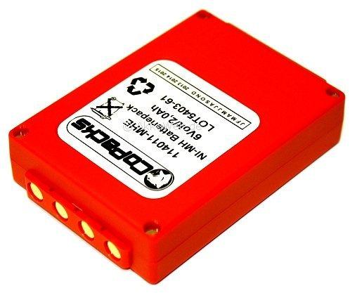 Ersatz Akku HBC FUB5AA FUB05AA FBFUB05 BA205030 BA225000 Hub05AA 005-01-00615 Linus 6 Radiomatic Eco Spectrum 1 2 A B Technos Kransteuerung 6V 2,0Ah