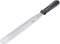 Westmark Spatule Droite, Avec Graduations en Cm, Longueur : 38,7 cm, Acier Inoxydable/Plastique, Argenté/Noir, 30062270