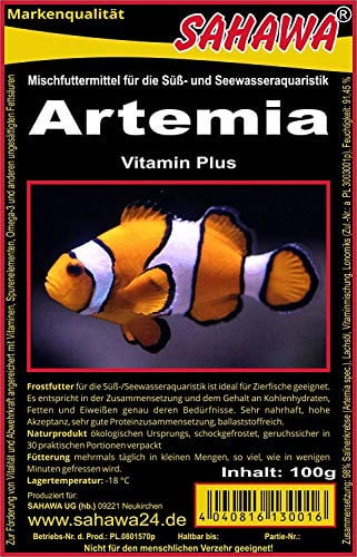 Frostfutter SAHAWA 30x 100g Blister Meerwasser viele Sorten Ihre Auswahl nach Kauf per Mail