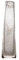 schmale/schlanke Glasvase Dutz SOLIFLEUR D5,5 H21 transparent/Bubbles Gla...