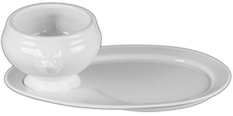 Holst Porzellan Service en Porcelaine tête de Lion 2 pièces.