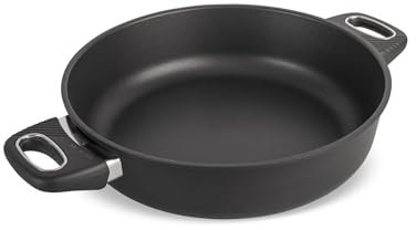 Original Gundel GUSS-KASSEROLLE, Ø 26 cm, Pfanne mit hohem Rand Höhe 7,5 cm, BIOTAN-Oberfläche, backofenfeste Griffe