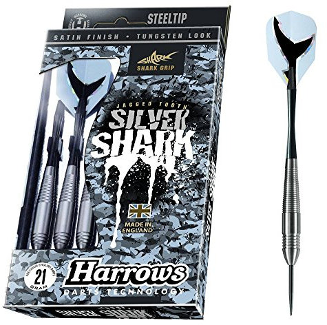 Harrows Silver Shark Dart-Set mit Stahlspitze, 21 g