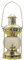 Petroleumlampe Lampe Messing, H: 31cm, Ø: 14cm Petroleum
