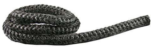 8mm Türdichtung Kaminofen, Ofenschnur, Dichtschnur, Kamindichtung