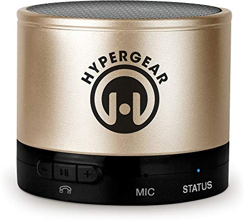 HyperGear Bluetooth/Wireless Speaker for All Smartphones Gold