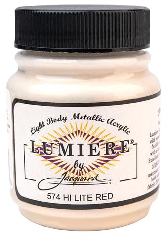 Jacquard Lumiere Paint Hi-Lite Red 2.25Oz
