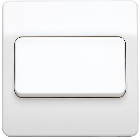 MK K4781WHI 1-Gang Single-Pole 2-Way Wide Rocker Switch, K4781 WHI