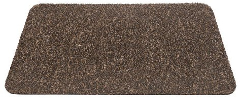 Aqua-Stop waschbar bei 30 Grad in Waschmaschine, robuste Schmutzfangmatte 40 x 60 cm Farbe braun. Hergestellt in Westeuropa.