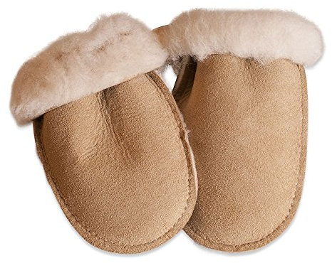 Nordvek Herren Handschuhe aus 100% echter Schafwolle - mit Riemen am Handgelenk # 307-100