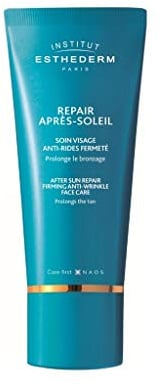 Institut Esthederm Aftersun Anti-Wrinkle Firming Face Cream 50ml | Firming aftersun face cream that smooths wrinkles and prolongs your tan. Helps soothe and moisturise skin after sun exposure.