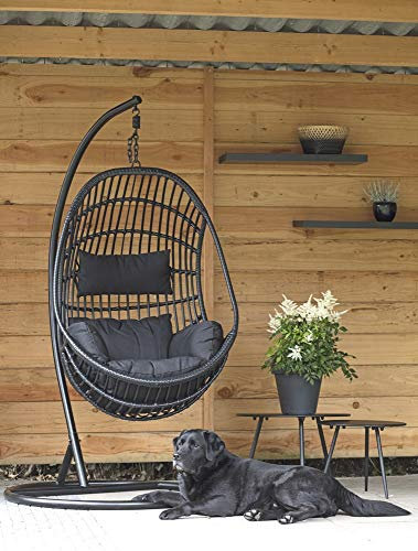 Polyrattan Hängesessel Hängeliege Gartenliege / belastbar bis 150kg