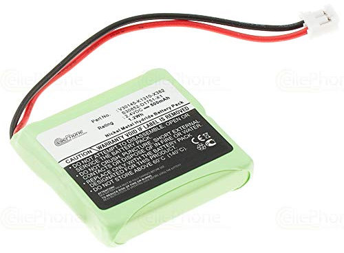 cellePhone Akku NI-MH kompatibel mit Siemens Gigaset E40 E45 E450 E455 - Swisscom Top S329 - Aton CL-102 (Ersatz für V30145-K1310-X382)