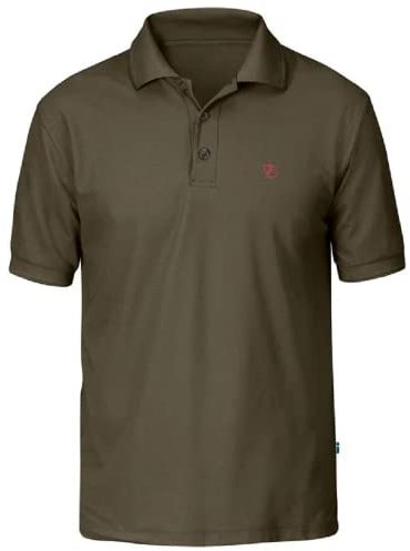 Fjällräven Herren T-shirt Crowley Pique, Dark Olive, XL, F81783-633
