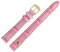 MARBURGER Uhrenarmband 12mm Leder Rose Gold Alligator Prägung Mit Naht - Montage Set 5281243000220