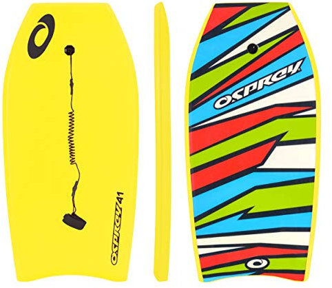 Osprey Bodyboard, Gelber Aufkleber, 52