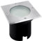 SSC-LUXon LED Bodeneinbaustrahler MADON für Aussen IP67 in Edelstahl gebürstet eckig mit Echt-Glas matt inkl. LED GU10 6W warmweiß 230V