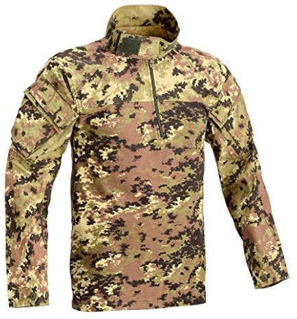 DEFCON 5 Maglietta in Cotone Combat, Uomo, Camo Italiano, M