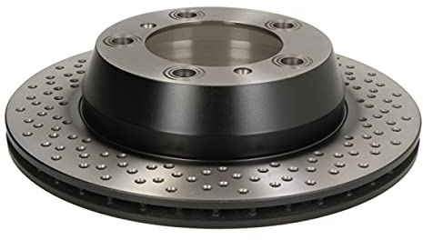 TRW DF6298S 2x Bremsscheiben Hinten Ø299mm Belüftet gelocht Kompatibel mit PORSCHE BOXSTER 987 98735240101