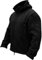 TACVASEN Herren Fleecejacke Military Outdoor Winddichte Jacke mit Kapuze- Gr. XL, Schwarz