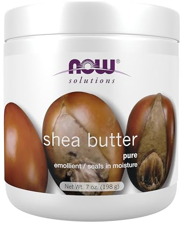 NOW Foods Solutions, Shea Butter, Skin Emollient, Seals in Moisture for Dry Rough Skin, 7-Ounce
