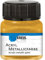 KREUL 77271 - Acryl Metallicfarbe, 20 ml Glas in gold, glamouröse Acrylfarbe mit Metalliceffekt auf Wasserbasis, cremig deckend, schnelltrocknend und wasserfest