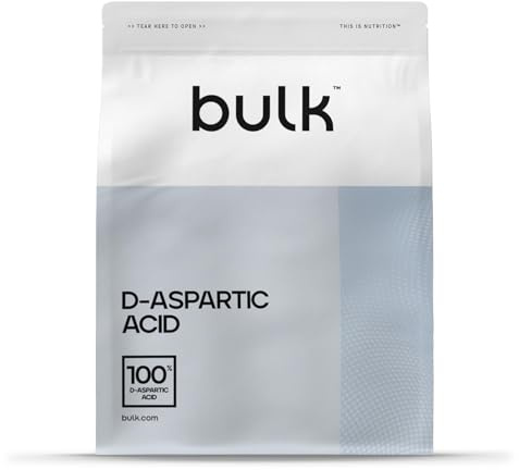 Bulk Pure D Aspartic Acid Powder, 100 g, Packaging May Vary