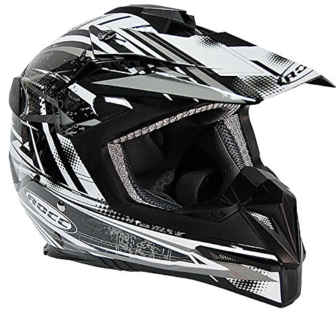 ROCC 724 Offroad Helm (S, schwarz/weiß)