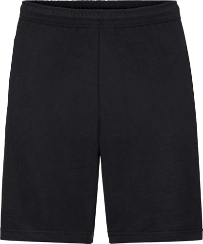 Fruit of the Loom Unisex-Freizeithose, kurz schwarz Größe M