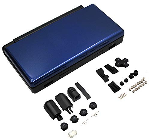 OSTENT Full Repair Parts Ersatzgehäuse Shell Case Kit Kompatibel für Nintendo DS Lite NDSL Farbe Blau und Schwarz