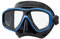 TUSA Tauchmaske M-212 Freedom CEOS - Schwarz Farbe Fishtail Blue